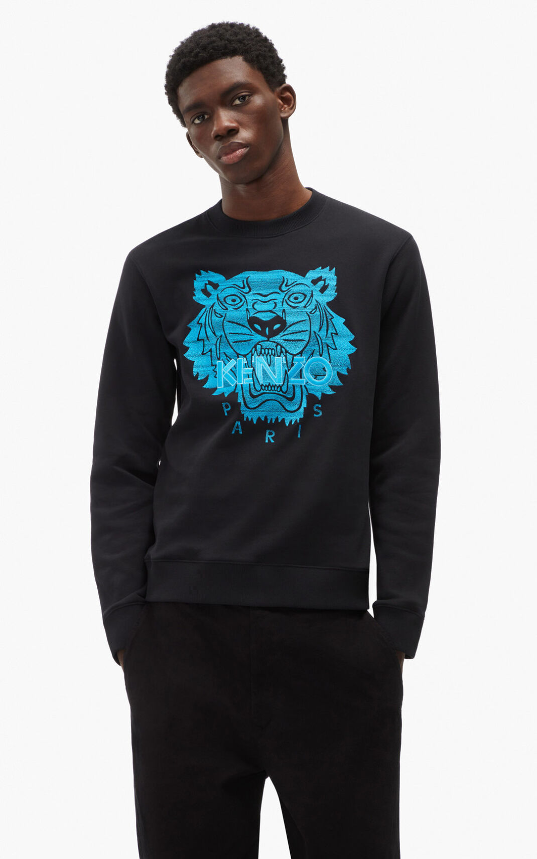 Sweat Kenzo Tiger Homme Noir | SFBA-20986